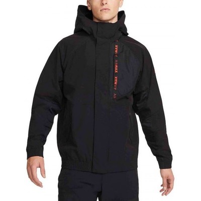 $120 NIKE SPORTSWEAR AIR MAX FULL ZIP HOODED WOVEN JACKET sz L