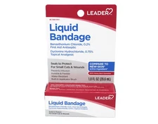 Leader Liquid Bandage, 1 fl oz - First Aid Antiseptic Sealant