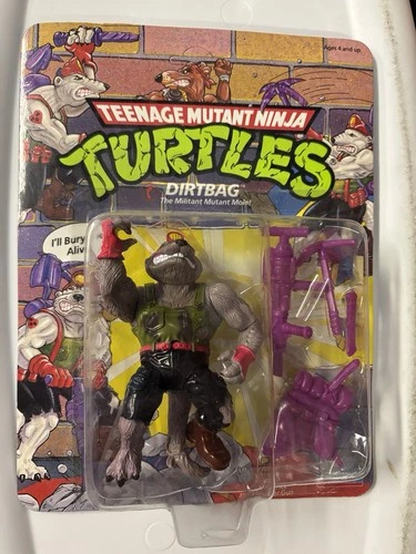 Rare Vintage TMNT Action Figure - Dirtbag (Unopened, Unpunched)