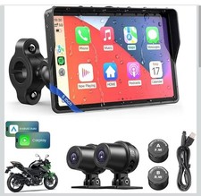 Motorcycle CarPlay Screen with Android Auto   5  Waterproof GPS, Pantalla