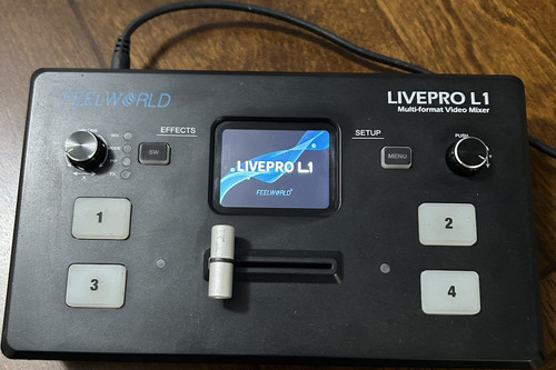 Feelworld LIVEPRO L1 Multi-format Production Switcher Console 4 Inputs 1 Output