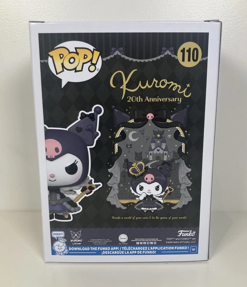 Funko Pop Sanrio Hello Kitty & Friends #110 Royal Kuromi 20 Aniversario P/P Foto 2 de 4