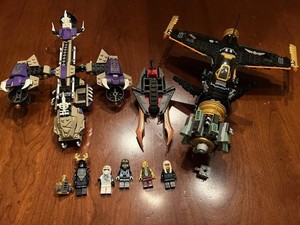 Lego Ninjago Lego Set Lot Anacondrai Copter Cole Jet Vermillion, Minifigures