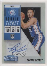 2018 Panini Contenders Premium Edition Silver Prizm Landry Shamet #131 Auto 10q4