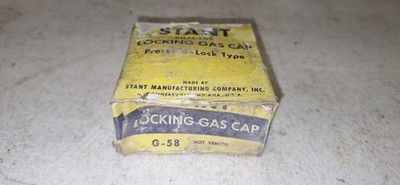 Stant G58 Locking Gas Cap 1959 Cadillac Buick Edsel Mercury Oldsmobile 