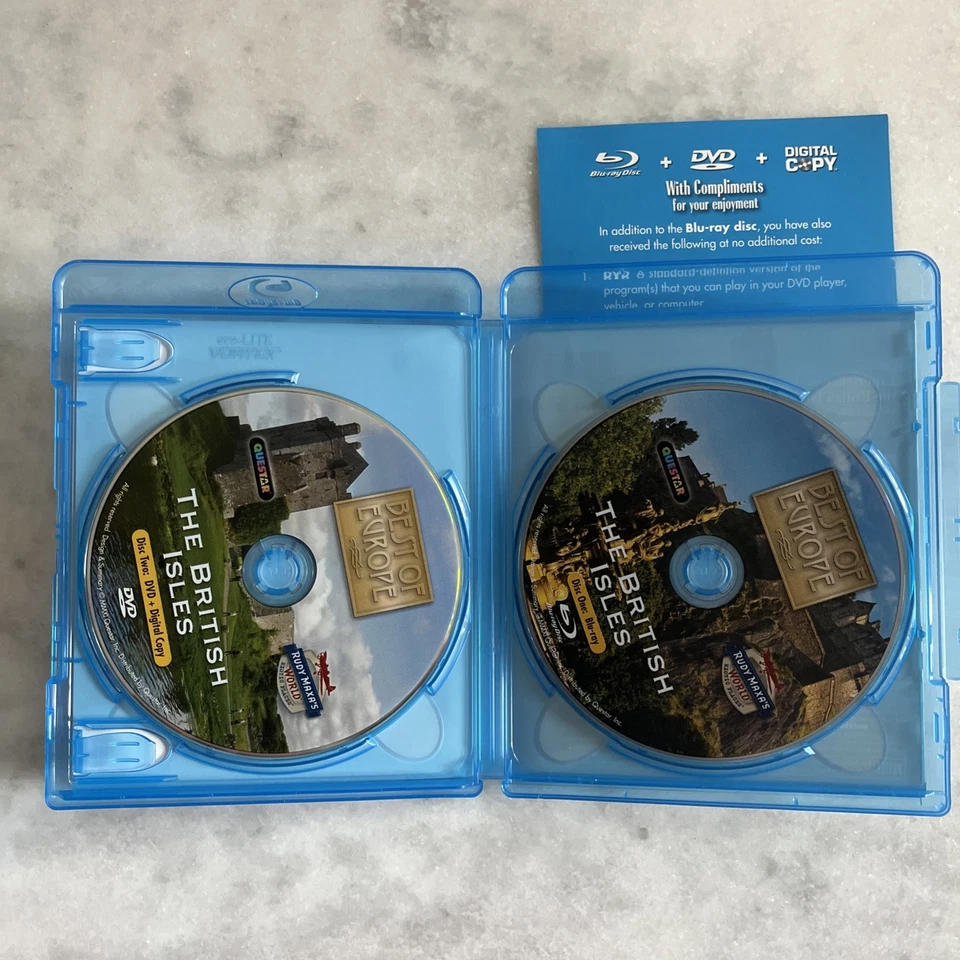 Rudy Maxa’s Best of Europe / National Parks Travel Blu-Ray Lot British Isles OOP Foto 3 de 4