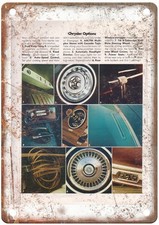 1972 Chrysler Vintage Auto Advertisement Retro Look Metal Sign An1028
