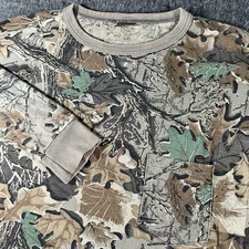 Vintage Spartan Advantage Camo Long Sleeve Men’s L-XL Made In USA Hunting Gear