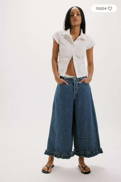 FREE PEOPLE We The Free Love Me Not Bloomer Jeans - Baby's Alright