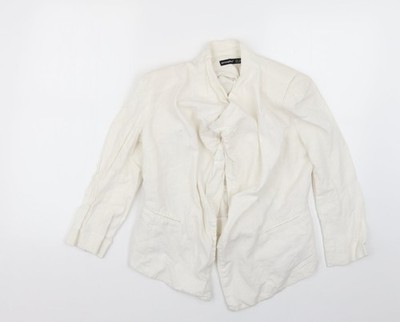 Atmosphere Damen weiße Jacke Blazer Größe 10