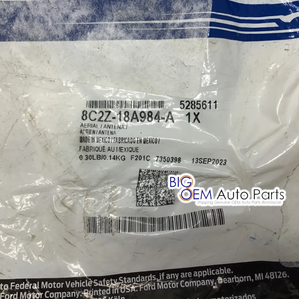 Ford Econoline Van 2008-2025 montaje base antena radio y cable nuevo OEM 18A984 Foto 3 de 4