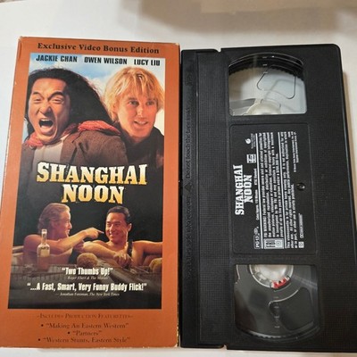 Shanghai Noon VHS 2000 Action Comedy Exclusive Bonus Edition Touchstone