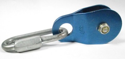 REI Pulley Roller for Caving, Rappelling, Climbing + Maillon Rapide 7 Quick Link