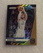 DZANAN MUSA 2024-25 Panini Prizm Euroleague BLACK GOLD REFRACTOR #4/5 Madrid
