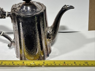 Barker Ellis Electroplate Edwardian Teapot EP BM | eBay