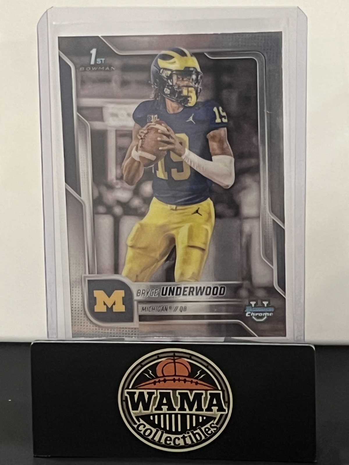 2025 Bowman Chrome U Bryce Underwood 1st Bowman Michigan Wolverines