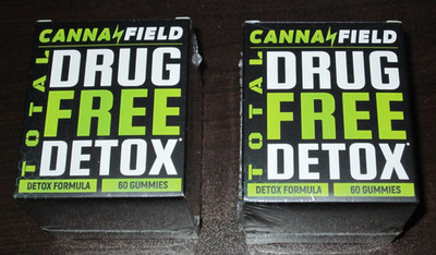 2x Canna Field Total Drug Free Detox 60sX2 GUMMIES (EXP 11/27) 120 Total Gummies
