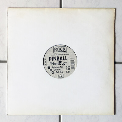 12'' Vinyl Pinball   Hands Up, Roca Records 2 1998 House Classics Hit NM/VG+
