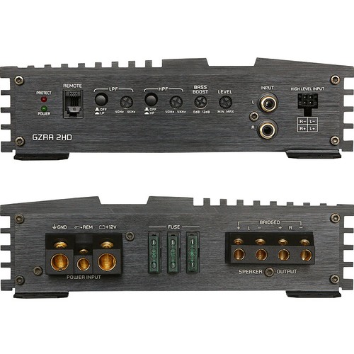 Ground Zero GZRA 2HD  2 Kanal Endstufe Verstärker klein mini kompakt Leistung - Bild 2 von 2