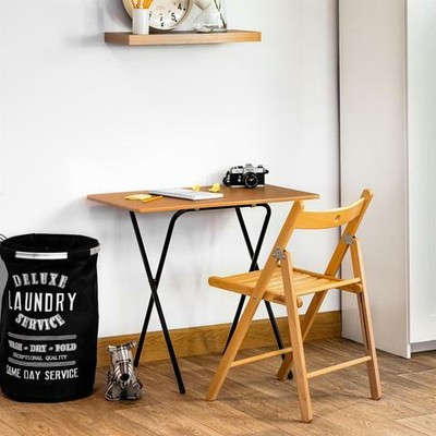 Space Saving Desk Simple Folding Up Office Home Diy Small Work