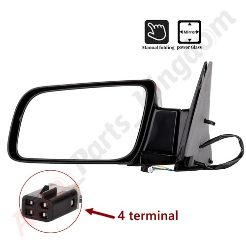 Left Driver Side Power View Mirror Black For Chevy GMC C/K Suburban Tahoe Yukon - Bild 1 von 7