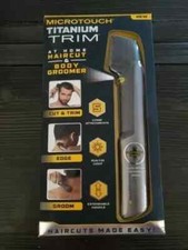 MicroTouch Titanium TRIM, Lighted Hair Cutting Tool and Body Groomer
