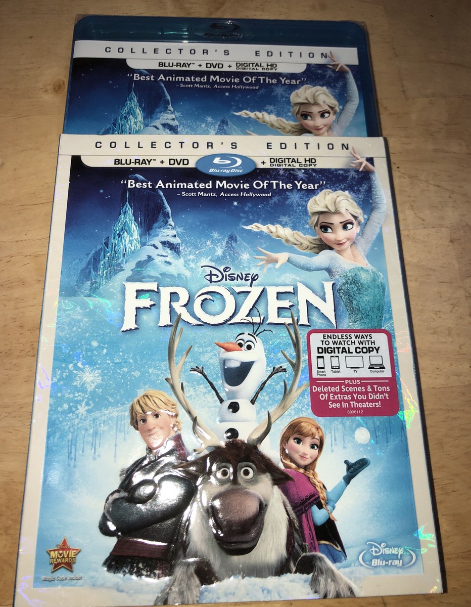 Disney's Frozen (Blu-ray/DVD, 2014, 2-Disc Set) New Sealed Package