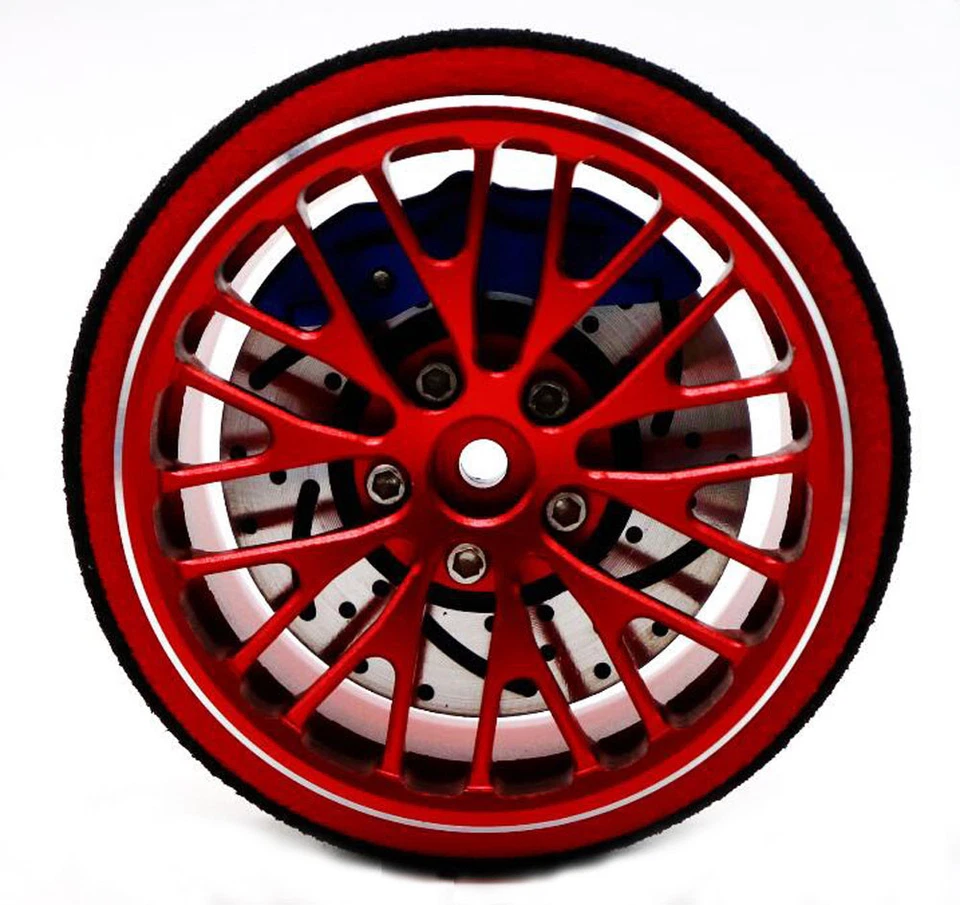 Transmitter Metal hand wheel Fit For frsky DgLiLo RC6GS Futaba JR TX RC Car - Image 2 of 4