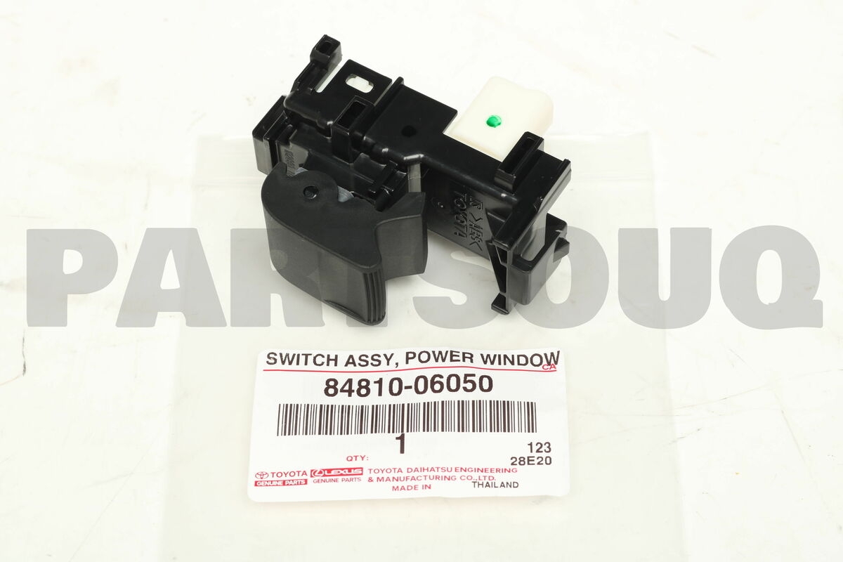 8481006050 Genuine Toyota SWITCH ASSY, POWER WINDOW 8481006050 Genuine Toyota SWITCH ASSY, POWER WINDOW