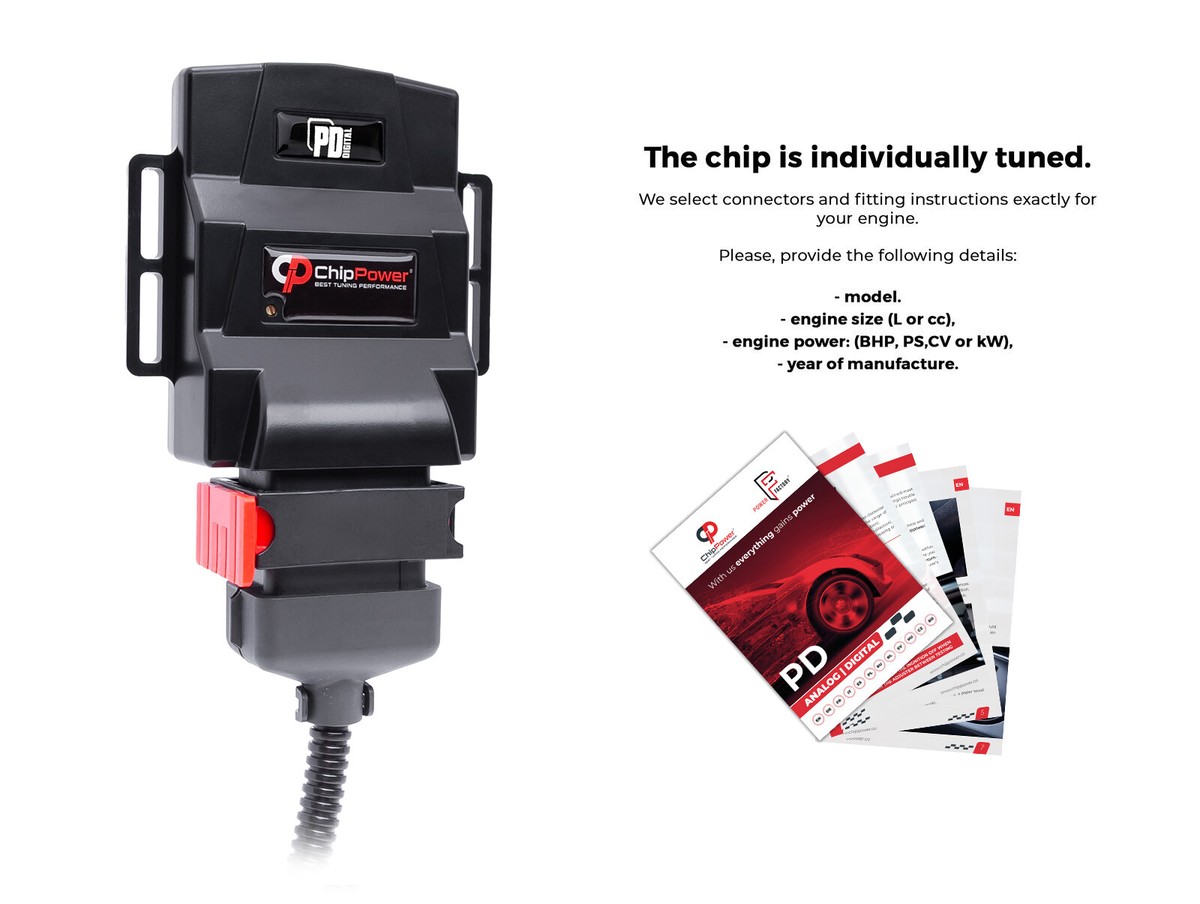 ChipPower Chiptuning PD Digital naar de auto voor Volkswagen Passat B5 (3B/ 3BG) 1.9 TDI 74 kW 101 pk 1996-2005 Diesel Chip Tuning Box Power Verhoogt vermogen zelf montage