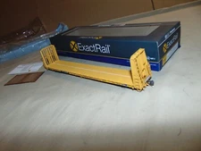 EXACTRAIL HO 81155-1 TRENTON WORKS TTX 67 FOOT BULKHEAD FLATCAR  - CLEAN + BOX