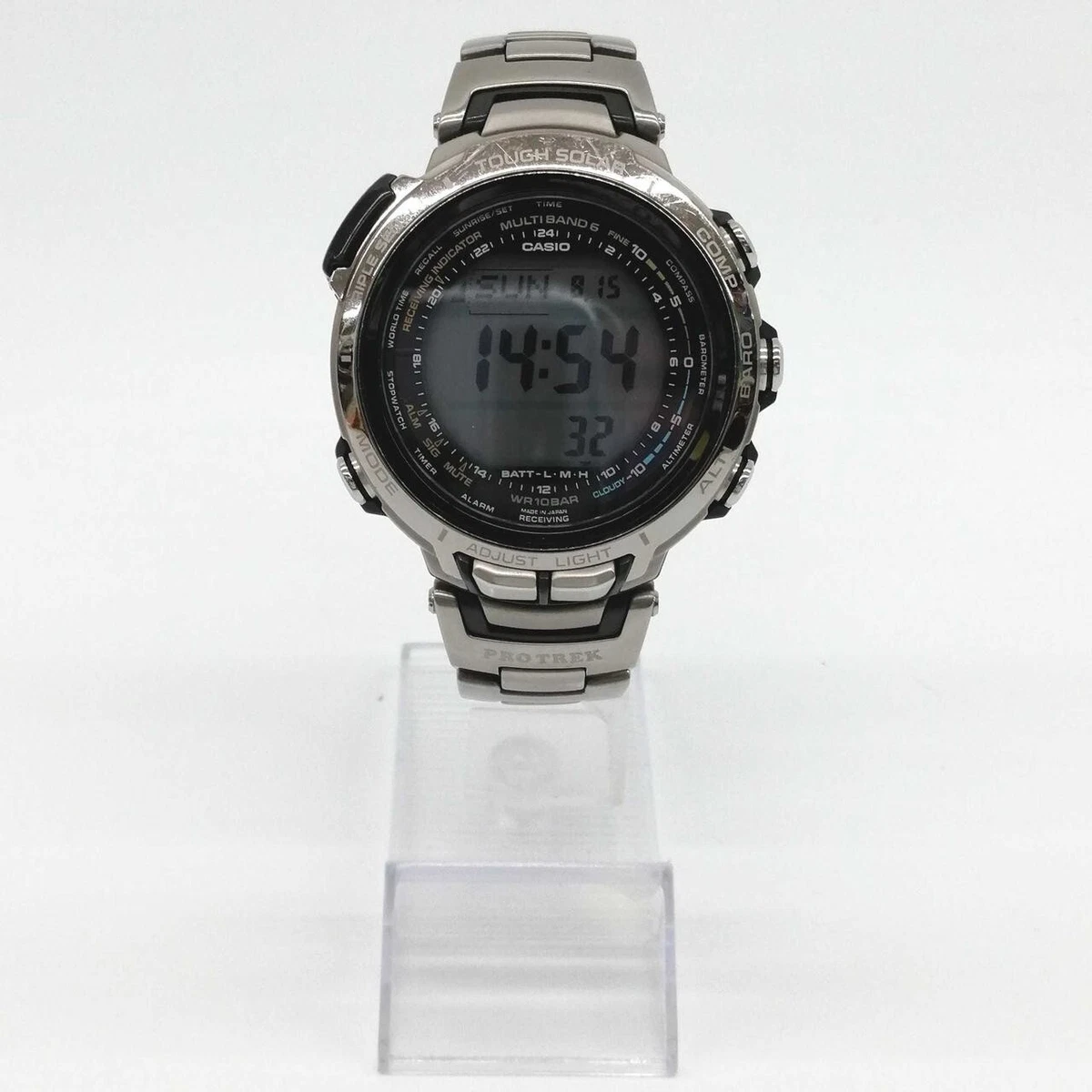 CASIO PRO TREK PRX2000T Excellent Solar Digital Men's Watch From Japan Fedex