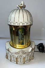 Mr Christmas Musical Church Gold Label Porcelain Stained Glass Animated Works