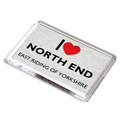 KÜHLSCHRANKMAGNET - I Love North End, East Riding of Yorkshire