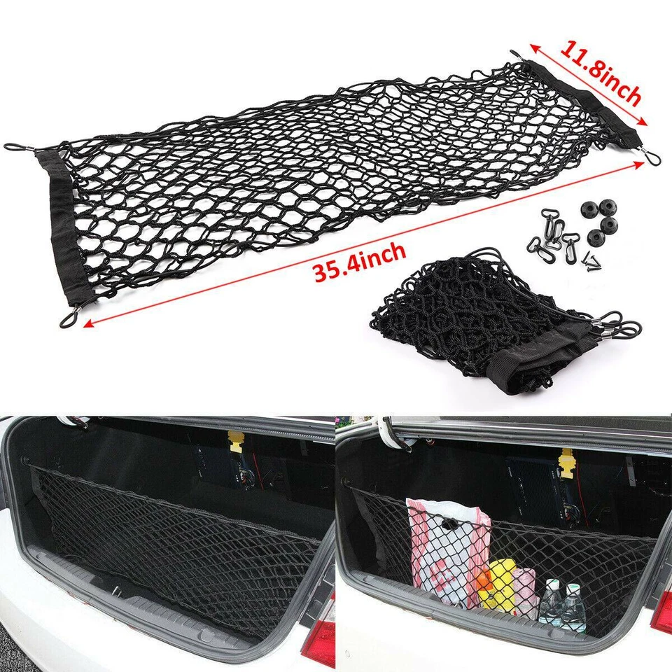 Rear Trunk Envelope Style Mesh Cargo Net for TOYOTA CAMRY 2018-2025 Brand New - Imagem 2 de 4