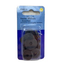 Plumb Pak PP805-20 Faucet Washers Assorted, flat with 4 screws, 24 items