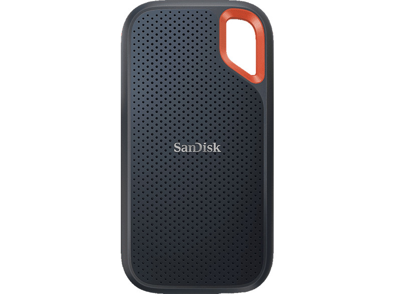 Внешний твердотельный накопитель SANDISK Extreme Portable Festplatte емкостью 4 ТБ Grau/Оранжевый