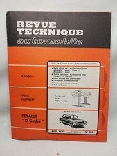 Revue technique Renault R12