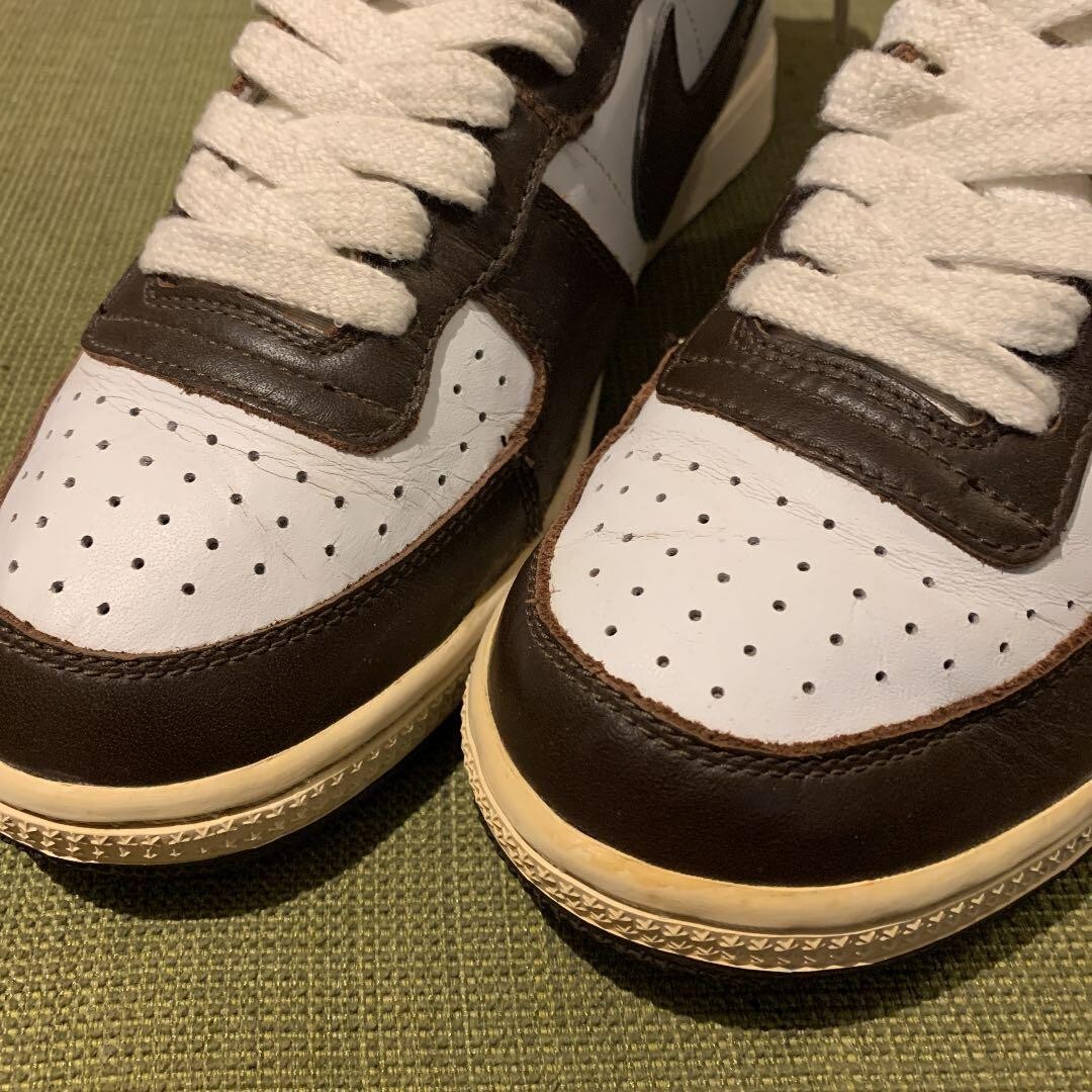 NIKE ターミネーター HI 】白色×茶色 307147-121 