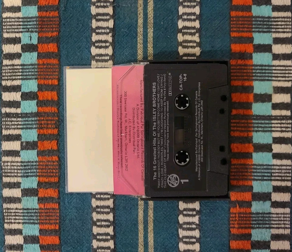 The Isley Brothers - The 16 Greatest Hits (Cass, Comp) Trip CAN Like New Used NM - Image 2 of 2