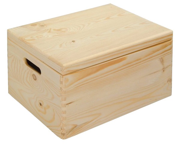 Kesper Aufbewahrungskiste Mit Deckel » 29 X 19 X 13,5 Cm « Kiefernholz-image