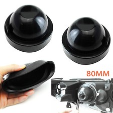 2x Dust Seal Caps 80mm Rubber Housing For Hid Conversion Kit Headlight Retrofit