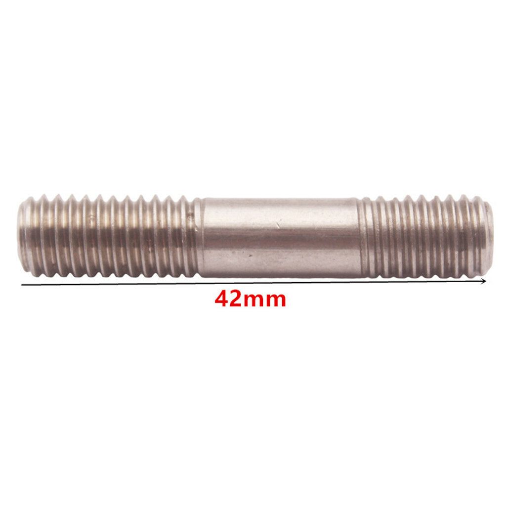 8x 304 M8X1.25 Stud & Flange Nuts 42mm For T25 T28 Turbo Exhaust System