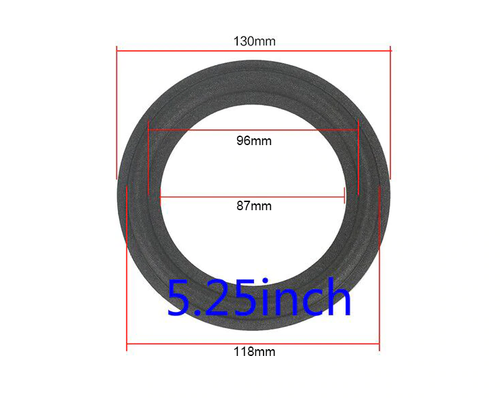 Bordi In Gomma Per Altoparlanti - 2 Pezzi, Sostituzione Surround Per Subwoofer E Woofer - Taglia 5 Pollici - Foto 6