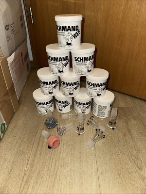 Bong Topf + Schmand Weg Wasserpfeifen Spezialreiniger   3X SCHMANDWEG+BONGTOPF