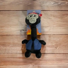 Dog Toys Pet Supplies Squeak  Squeaker Black Red Bandana Dog Toy 12" Long NEW  