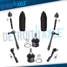 10pc Front Tie Rods Sway Bars Ball Joint Kit for 2003-2006 Toyota Sequoia Tundra