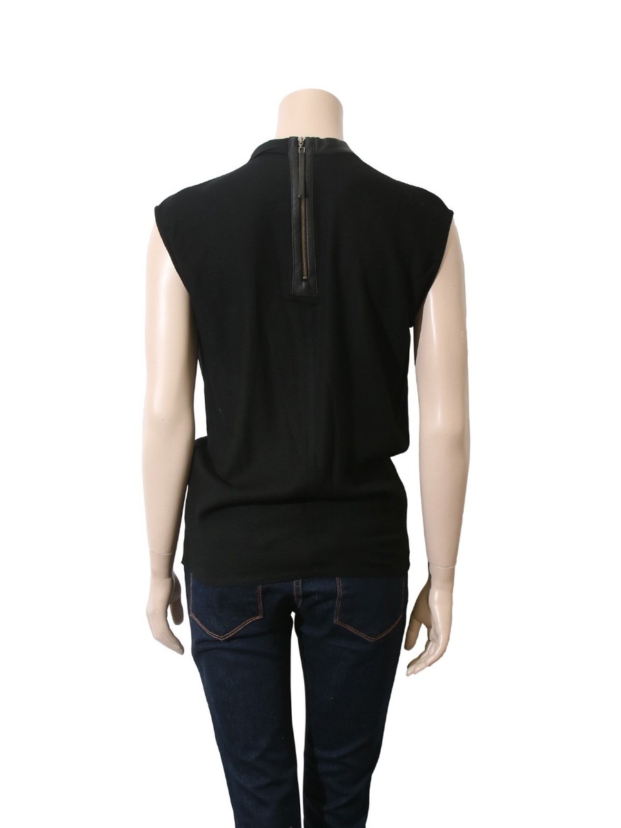 HELMUT LANG シープスキン ノースリーブ Pサイズ HELMUT LANG High-Neck Top (SIZE P) | eBay