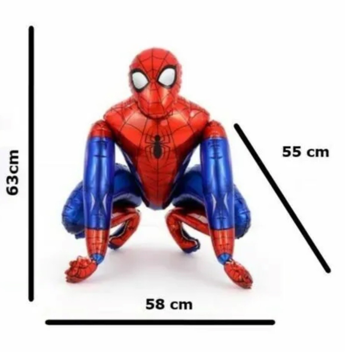3D Foil Balloons - Batman, Spider-Man, Iron Man For Kids Birthday Party Decor 12 thumbnail image