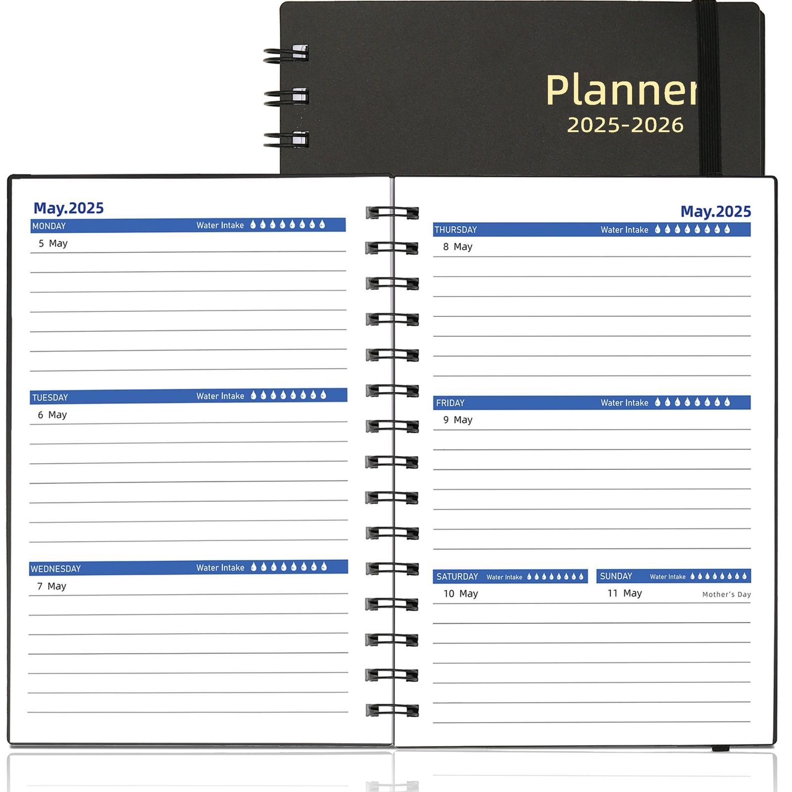Daily Planner 2025-2026, Weekly & Monthly Planner from Jan 2025-Jun 2026, 18 ...
